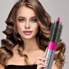 PRICES MAY VARY. Round Volume Brush for Dyson for Airwrap HS01 HS05. Part No. 970750-01- the perfect addition to your Dyson Hair Styling routine! This attachment is designed to add volume to your hair and create tension, allowing you to shape your hair as it dries for a bouncy, salon-worthy look. Its small and compact design makes it easy to take with you everywhere you go. Crafted with premium materials, this round volume brush is durable and long-lasting. It is designed to fit seamlessly for Dyson for Airwrap styling tool, ensuring a secure and comfortable fit. With its innovative design, this attachment is ideal for anyone looking to add volume to their hair without the use of damaging styling tools. Its unique shape creates a natural-looking bounce and lift to your hair, making it idea Add Volume To Your Hair, Dyson Hair, Flat Hair, Hair Game, Innovative Design, Styling Tools, Hair Styling, Compact Design, Brush Cleaner