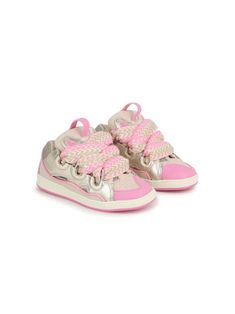 pink leather sneakers round toe front lace-up fastening pull-tab at the tongue rubber soleComposition: Leather, 100% Cute Online Clothing Stores, Pretty Sneakers, Lanvin Sneakers, Back To School Shoes, Cute Clothing Stores, Pretty Shoes Sneakers, Trendy Shoes Sneakers, Jordan Shoes Retro, Shoes Outfit Fashion