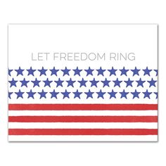 an american flag with the words let freedom ring