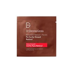 This dermatologist-formulated, pre-dosed extra strength treatment with Dr Dennis Gross' highest concentration of 0.5% pure liquid retinol targets stubborn fine lines, wrinkles, uneven tone, texture, and congested skin in one simple, easy-to-use treatment pad. Dennis Gross, Dr Dennis Gross, Reduce Hyperpigmentation, Congested Skin, Body Cleanser, Sagging Skin, Cream Lotion, Skin Care Treatments, Hand Lotion