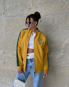 Brazil Outfits, Brazil Jacket, Wag Dr, Brazil Fashion, Clothes Embroidery Diy, Dress Aesthetic, Boring Clothes