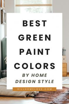 Green Bedroom Wall Colors To Try In 2025