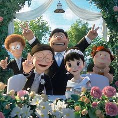 the wedding scene is depicted in this animated movie character photo credit afp / getty images