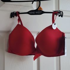 Brand New Ready To Ship Red Bra, Nine West, Women's Intimates, Brand New, Bra, Red, Women Shopping, Color