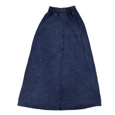 Dress your little fashionista in the chic and trendy Washed Denim Maxi Knit Skirt. Made with a blend of cotton, polyester, and spandex, this skirt is perfect for any occasion. Chic Stretch Denim Blue Skirt, Solid Color Cotton Stretch Maxi Skirt, Solid Color Stretch Cotton Maxi Skirt, Casual Stretch Dark Wash Skirt, Non-stretch Cotton Chic Skirt, Casual Stretch Cotton Skirt, Chic Non-stretch Cotton Skirt, Cotton Lined Denim Skirt, Trendy Cotton Flared Denim Skirt