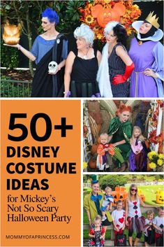 the 50 + disney costume ideas for mickey's not so scary halloween party