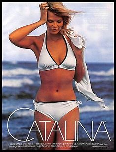 Item Condition : Very Good - Excellent. Catalina Swimwear, Fashion Swimsuit, Swimsuit Beach, Perfect Tan, Vintage Swimwear, Vintage Swimsuits, Mon Cheri, 1970s Fashion, Beach Swimsuit