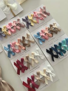 Set of 5 Mini Satin Baby Hair Bow Clip Set Add a touch of cuteness to your baby's hair with this lovely handmade bow hair clip. Crafted from high-quality satin ribbon, this hair accessory is the cute finishing touch to her look. All our clips are lead tested stainless steel which is nickel free.  ✔️ Dimension / in length    . Bow approximately 4 x 3cm  ✔️ Attachment     2cm baby clip( this clip is VERY small and suitable for babies with fine hair) ✔️ Included / 5 x tiny satin bows  ✔️ Available Baby Hair Bow, Bridal Jewellery Inspiration, Hair Tie Accessories, Baby Clips, Ribbon Crafts Diy, Hair Bow Clip, Handmade Hair Clip, Bow Hair Clip, Baby Hair Clips