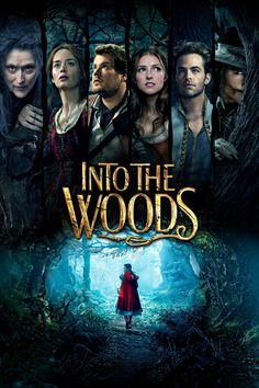 the poster for into the woods