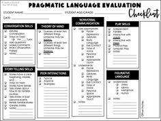 Pragmatics Speech Therapy, Conversation Prompts, Teaching Empathy, Homework Activities, Language Disorders, Conversation Skills, Social Communication, Social Thinking, Nonverbal Communication