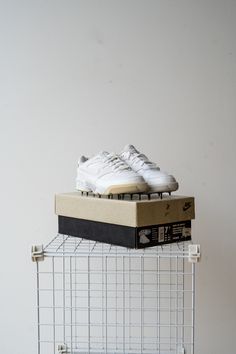 Vintage Nike Sneakers made in 90's with Original Box.  Women's 7.5 All items are highly curated and one of a kind piece. Items are usually shipped in the next 24 hours with a tracking number. Please be aware that the item is pre-owned and will not be 100% flawless (unless stated). Be sure to browse photos for specific flaws (if any). Please note that we sell pre-owned and some brand new items (if stated) and do not accept refunds or returns. Make sure the item fits you before going through with Vintage Nike Sneakers, Baskets Nike, Nike Vintage, Sneakers Athletic, Curated Vintage, Nike Sneakers, Vintage Nike, Tracking Number, Original Box