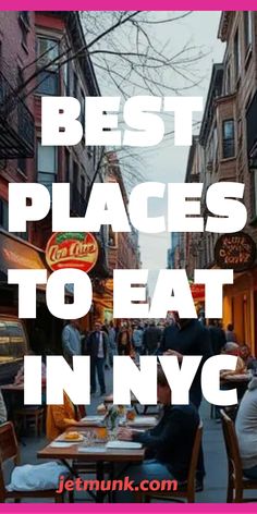 Places to Eat in NYC Nyc Eats Bucket Lists, Nyc Food Places, New York Places To Eat, Places To Eat In New York City, Best Pizza In Nyc, Eat In New York City, Food In New York, Where To Eat In Nyc, Food Nyc