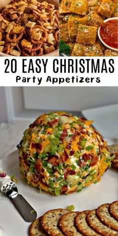 20 easy christmas party appetizers that are perfect for any holiday gathering or celebration