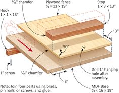 the diagram shows how to make a diy wood table