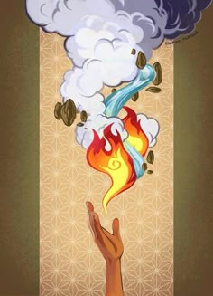 4 Element Art Avatar, The 4 Elements, Arte Nerd, Avatar Korra, Air Fire