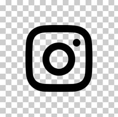 an instagram icon on a transparent background