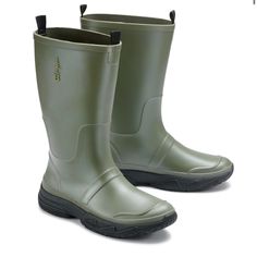 Brand New With Tags Men’s Rain Boots Bdry+ Tech Is Waterproof And Breathable Blevel Tech Helps With Posture, Stride, And Stability Bgrip Tech Offers Excellent Traction Ba22f005 Bass Shoes, Rain Boot, Rain Boots, Bass, Men's Shoes, Shoe Boots, Man Shop, Brand New, Boots