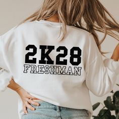 23 Class Shirts, Class Shirt Design Ideas High Schools, High School Sweatshirts Designs, Class Of 2028 Shirt Ideas, Class Shirts Ideas, Freshman Class Shirts, Class Of 2028, Class Tshirts, College Tshirts