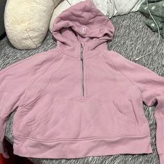 Never Worn Perfect Condition Color Not Sold Anymore Pink Peony Lululemon, Lululemon Clothes, Lululemon Half Zip, Anna Claire, High School Outfits, Pink Peony, Pink Peonies, School Outfits, Half Zip