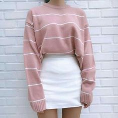 Outfit Inspiration Fall, Cute Fall Outfits, Pinterest Fashion, Fashion Korean, Girls Fashion Clothes, Outfit Idea, Cute Casual Outfits, Skirt Outfits