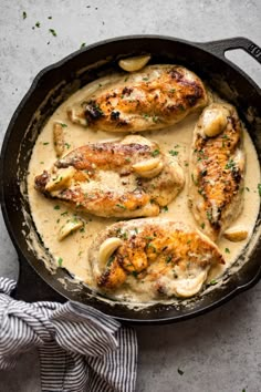 Salt And Lavender Creamy Garlic Chicken, Garlic Lovers Chicken, Chicken Cooked In Milk, Cream Garlic Chicken, Milk Chicken Recipes, Garlic Cream Chicken, Salt And Lavender, Creamy Garlic Chicken Recipes, Salt Lavender