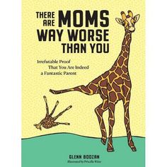 there are moms and baby giraffes in this book