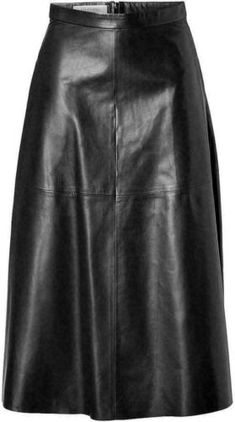 ad eBay - Find many great new & used options and get the best deals for Noora Women's Genuine Lambskin Real Leather Skirt Black A-Line Knee Length Skirt at the best online prices at eBay! Free shipping for many products! Maurices Leather Skirt, High Waisted Black Leather Skirt, Black Leader Skirt, Faux Leather Midi Skirts, River Island Leather Skirt, Knee Length Black Leather Skirt, Black Leather Skirt For Work, Leather Skirts Fall, Mid Length Black Leather Skirt