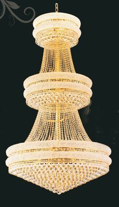 a large chandelier hanging from the ceiling