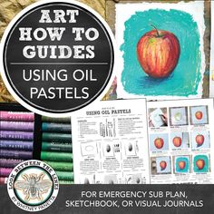 an image of art guides using oil pastels