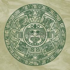 an image of a green and white design