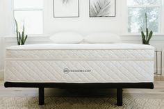 an image of a mattress in the middle of a room