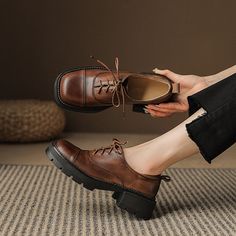 British Wind, The Upper And Insole Are All Made Of Top Layer Leather, Soft, Flexible And Comfortable, Hand-Cut, Wearing Your Unique Beauty. Details Determine Success Or Failure. Color: Brown/Black/CoffeeMaterial: Cow LeatherLining: Genuine LeatherInsole: Genuine Leather（Unmovable）Sole: RubberHeels: 4 cm/1.57”Fit: Medium to Wide, Runs Normal.Origin: Made in China Production Time: About 5-7 days (Any exceptional case will email you, Please pay attention to your email left) Shipping Time: Free Ship Oxford Boots, Unique Beauty, Western Cowboy Boots, Flat Boots, Rubber Heels, Jane Austen, Black Coffee, Black Ankle Boots, Western Boots