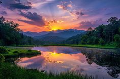 Great Smoky Mountains Stunning Wilderness Photos Mountain Sunset Landscapes, Scenic Wallpaper, Beautiful Scenery Pictures, Scenery Pictures, Wild Beauty, Landscape Photography Nature, Pretty Landscapes, Beautiful Sites, Mountain Scene