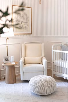 Olivia Rink’s Cozy Chic Nursery Design Reveal Olivia Rink, Traditional Nursery, Baby Room Themes, Chic Nursery, Nursery Room Design, Girl Nursery Room, Baby Room Inspiration, Nursery Room Boy, Nursery Room Inspiration