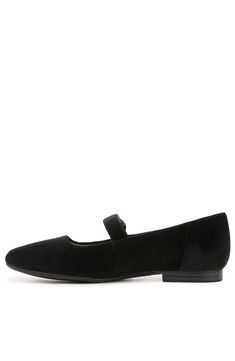 PRICES MAY VARY. Comfy womens dress shoes with Mary Jane inspired strap Women's flats with velvet upper with a closed round toe Casual ballet flat with adjustable buckle closure Contour+ Comfort technology for a premium fit and all-day comfort experience Non-slip outsole and 5/8 inch heel Black Mary Jane Ballet Flats With Low Heel, Cheap Black Medium Width Ballet Flats, Black Ballet Flats With Removable Insole Medium Width, Black Mary Jane Flats Medium Width, Non-slip Black Flats, Casual Ballet Flats, Womens Dress Shoes, Women's Flats, Mary Jane Flats