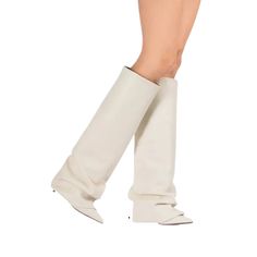 Brand Name: EhanEranFbZh Outsole Material: Rubber Upper Material: microfiber Heel Height: Super High (8cm-up) Short Layered, Short Layers, Shoe Inspo, White Boots, Modern Baby, Fitness Inspo, High Boots, Knee High Boots, Brand Names