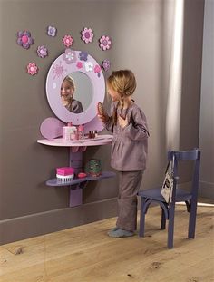 Mirror For Kids Room, Mirror For Kids, Princess Room, Daughters Room, Big Girl Rooms, Remodel Bedroom, Girls Room Decor, Kid Spaces