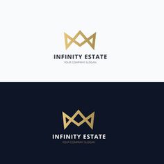 the logo for an estate agent infinitity estate, which has been designed to look