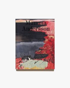 a book with the title mamma anderson written in red and black on top of it