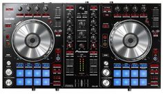 the two decks of a dj controller