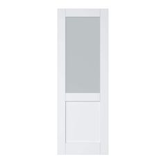 an open white door on a white background