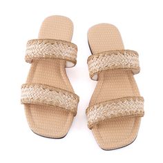 PRICES MAY VARY. two-strap straw Woven Upper: Featuring a durable handiwork fabric upper, these flat sandals for women are ideal for everyday wear. Flat Slip-On Sandal, Cushioned Footbed. Bohemian design, From casual outings to work settings, you can easily match them with different outfits and styles. Comfortable and stylish, they are the perfect option for different occasions. WIDE RANGE OF COLORS & SIZES: These imported women's slides are available in different sizes - 5, 5.5, 6, 6.5, 7, 7.5, Casual Braids, Flat Sandals For Women, Summer Sandals Flat, Sandals Casual, Leather Sandals Flat, Bohemian Design, Womens Slides, Pink Suede, Different Outfits