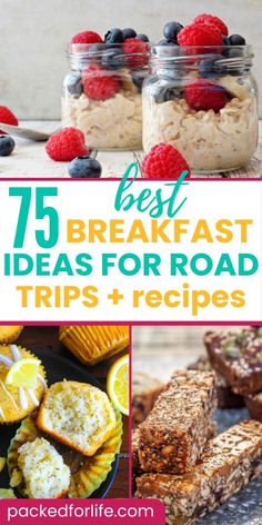 We’ve put together a list of healthy and easy road trip breakfasts both ...