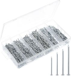 Professional-Grade Woodworking Nails Kit - 1200 Pcs for Precision Projects Nails Kit, Nail Kit, Woodworking, Nails