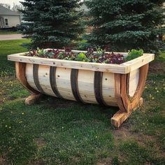 My Husband, Barrel, Diy Projects, I Can, Plants