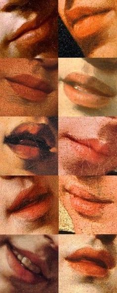 multiple images of different lips with various colors