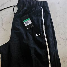 Never Worn Womens Black Nike Xl Windbreaker Pants Adidas Windbreaker Pants, Nike 90s Pants, Nike Windbreaker Pants, 90s Pants, Windbreaker Pants, Jumpsuits Women, Nike Track Pants, Adidas Windbreaker, Nike Windbreaker