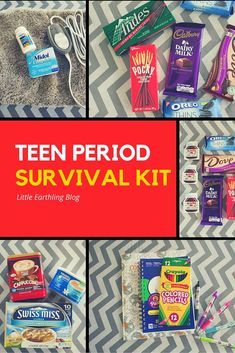 Period Things, Girl Survival Kits, Product Organization, Period Supplies, Neighborhood Gifts