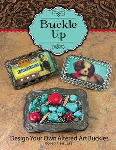 Ronda's most popular book on creating Designer Belt Buckles using a variety of easy techniques including photo preservation, altered art papers, mosaics, reclaimed and repurposed jewelry, watch parts and more. Paperback: 50 pages, full color and bound book ISBN: 978-0-615-34472-0 Book Dimensions: 10.25x 8.0x 0.13 inches Diy Jewelry Recycled, Belt Buckle Jewelry, Custom Belt Buckles, Jewelry Recycled, Buckle Jewelry, Altered Art Jewelry, Most Popular Books, Belt Jewelry, Repurposed Jewelry