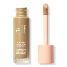 3.5 Medium Halo Glow Liquid Filter - e.l.f. Cosmetics | Ulta Beauty Preppy Christmas List, Halo Glow Liquid Filter, Halo Glow, Girly Christmas Gifts, Light Lipstick, Ulta Makeup, Ulta Beauty Makeup, Girly Christmas, Elf Makeup